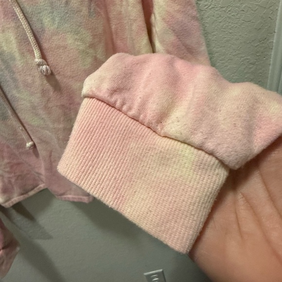 Star Wars Women's Semi Crop Pastel Tie-Dye Hoodie Size XL - Picture 7 of 8